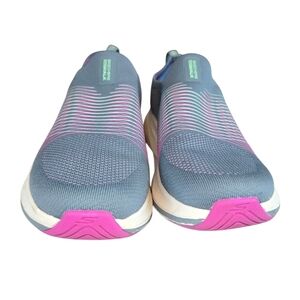 Skechers Go Walk Max Walker -Sally Walking Shoe Charcoal Purple Size 9.5